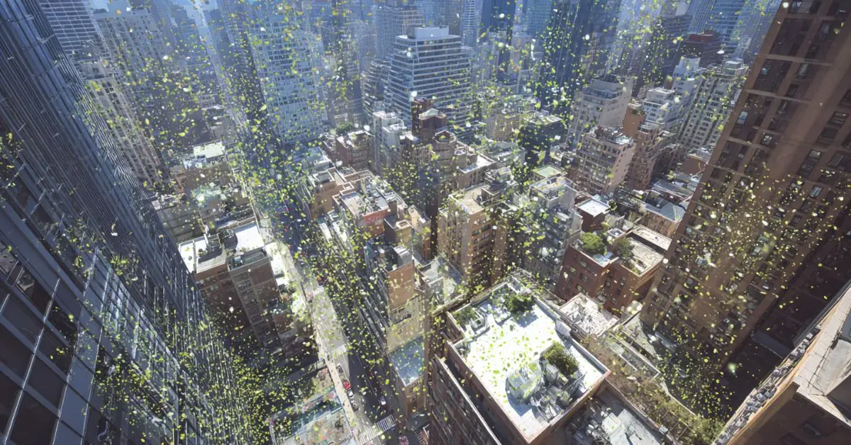 Urban Life: Pollution and Pollen Team Up
